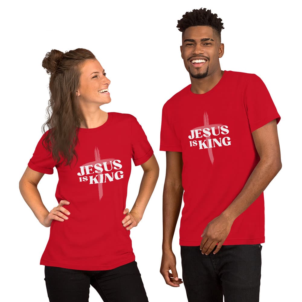Jesus is King Unisex Short Sleeve Jersey T-Shirt