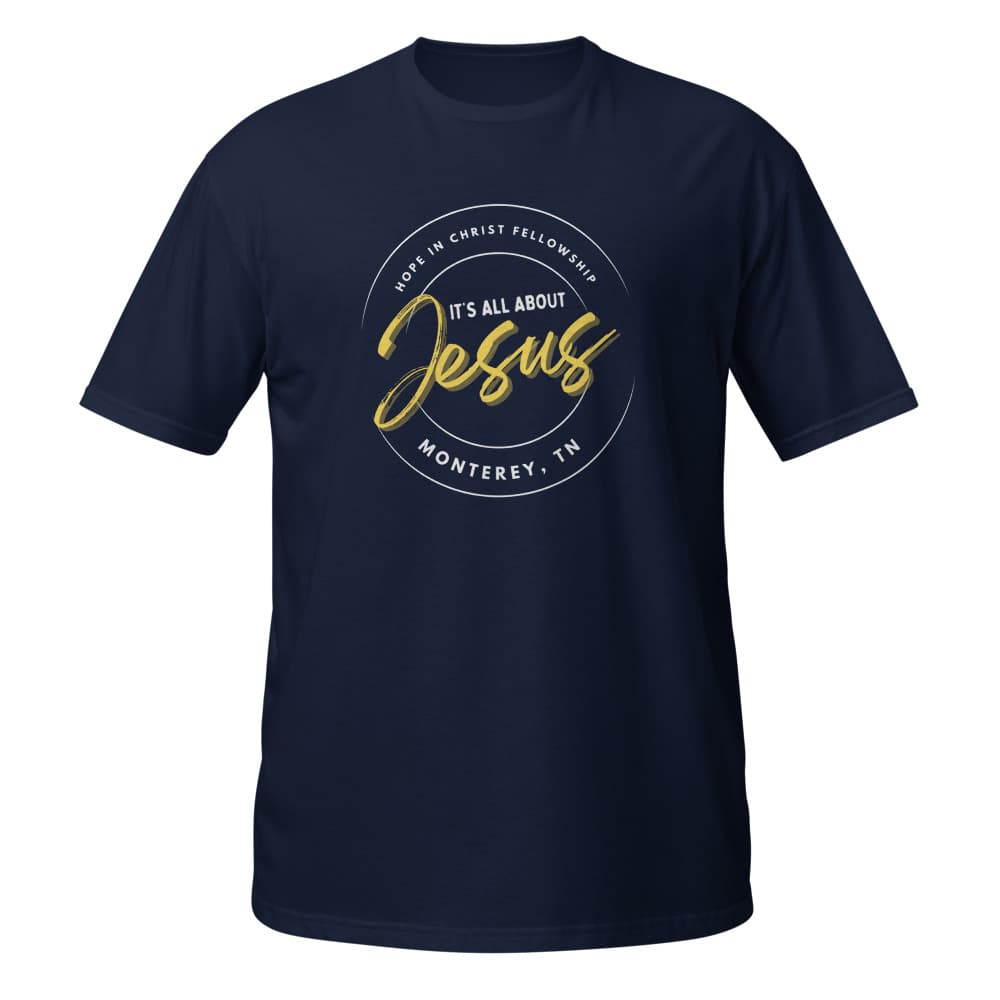 All About Jesus Front Softstyle T-Shirt
