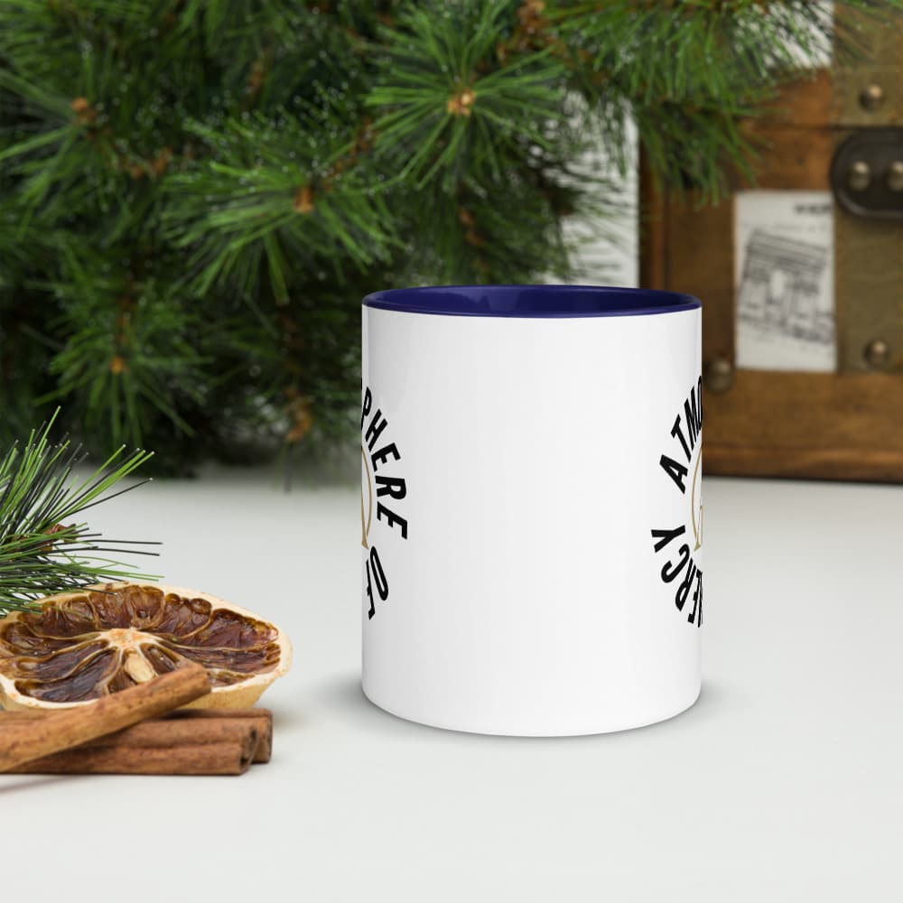 White Ceramic Mug with Color Inside