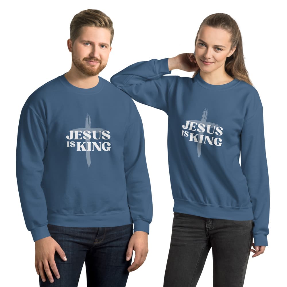 Jesus is King Unisex Heavy Blend Crewneck Sweatshirt