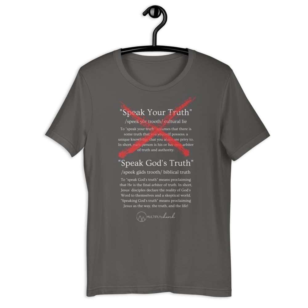 Speak God's Truth Solid Style Bella + Canvas T-Shirt