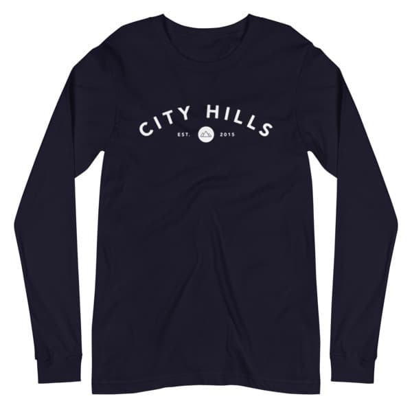 Small Logo Unisex Long Sleeve Shirt