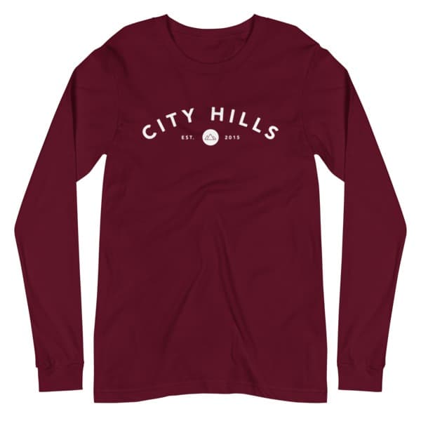 Small Logo Unisex Long Sleeve Shirt